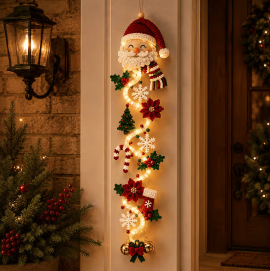 Glowing Christmas Door Hanger