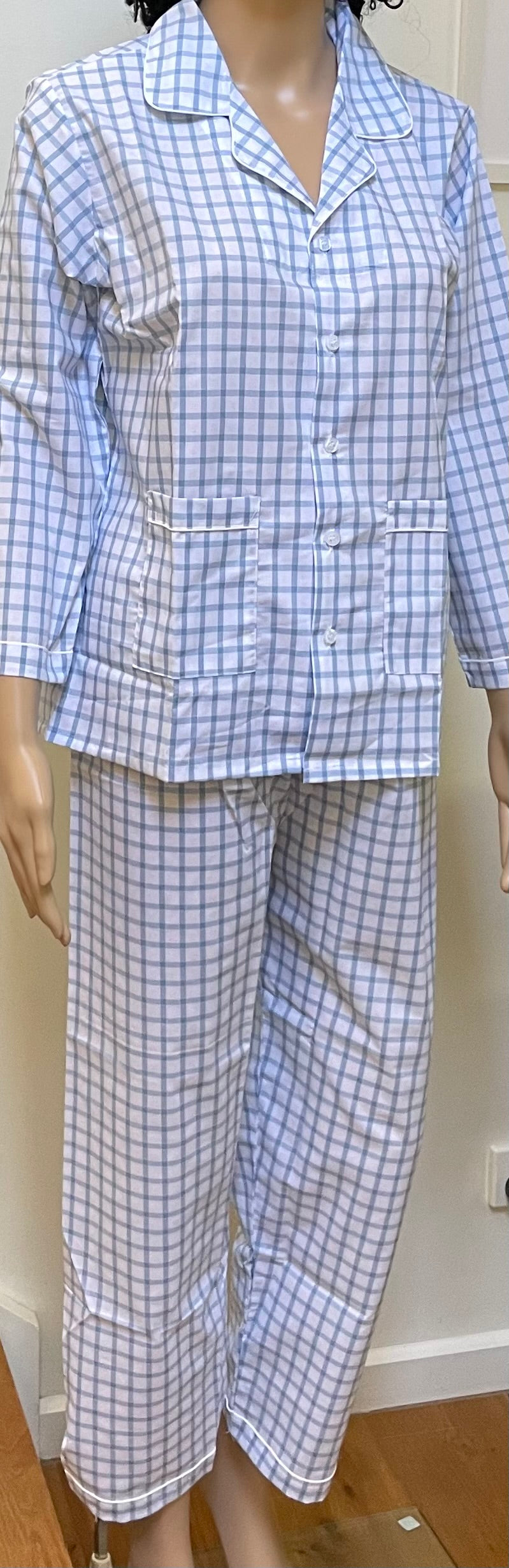 Long pant cotton pajama set for teens