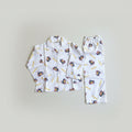 Long pants cotton pajamas white with Minions for boy or girl
