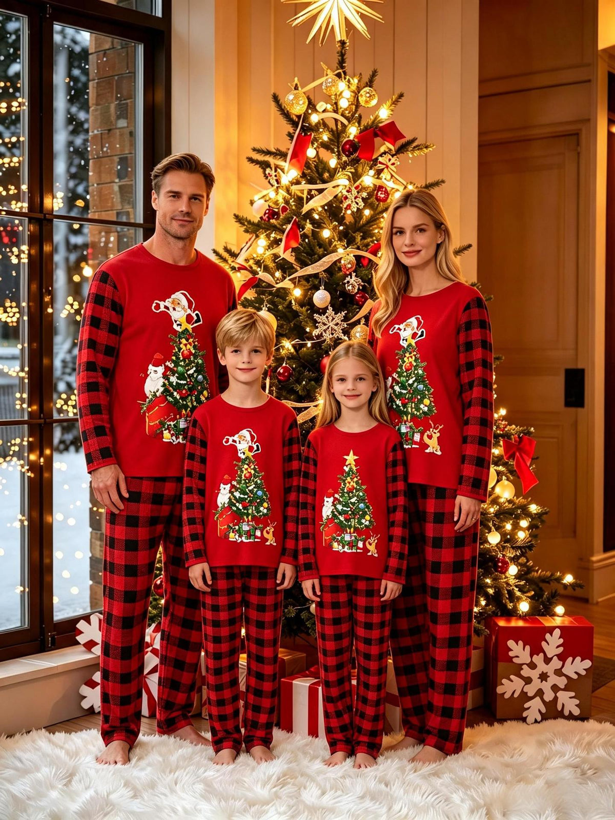 Matching Family Christmas Pajama Sets – Adults & Kids