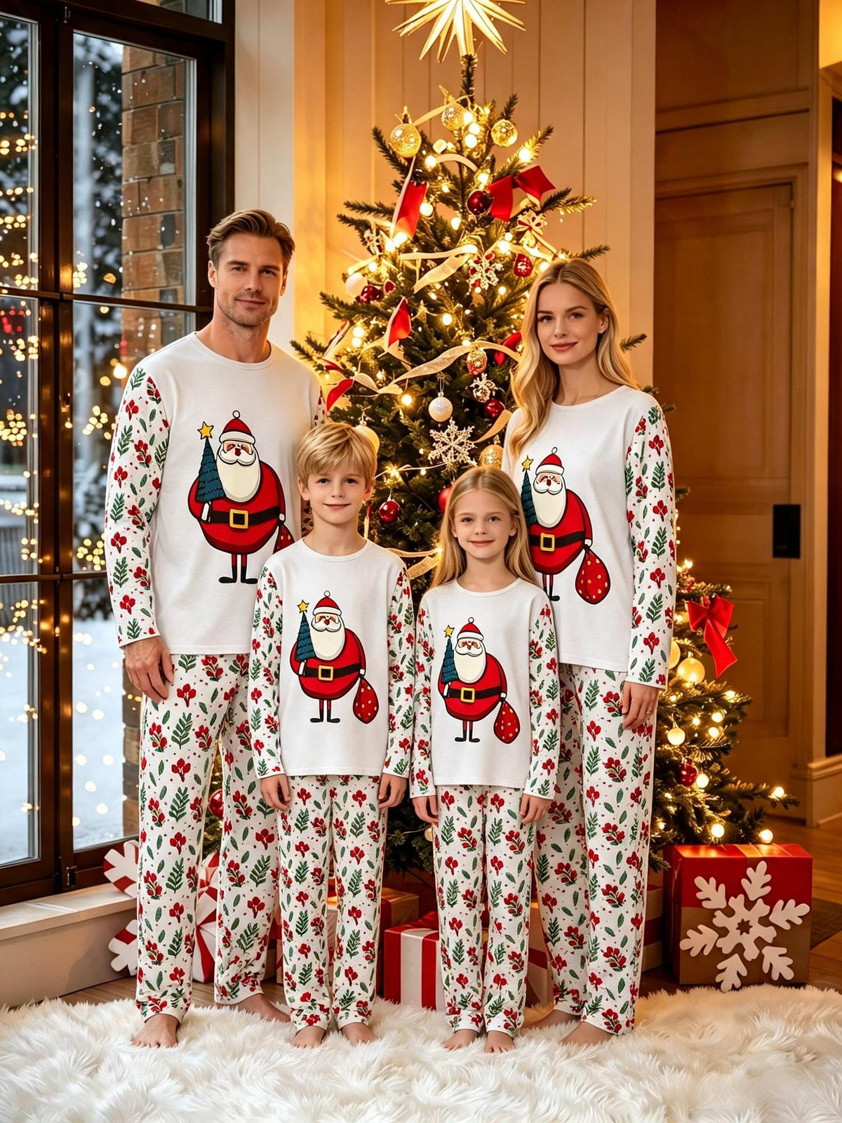 Matching Family Christmas Pajama Sets – Adults & Kids