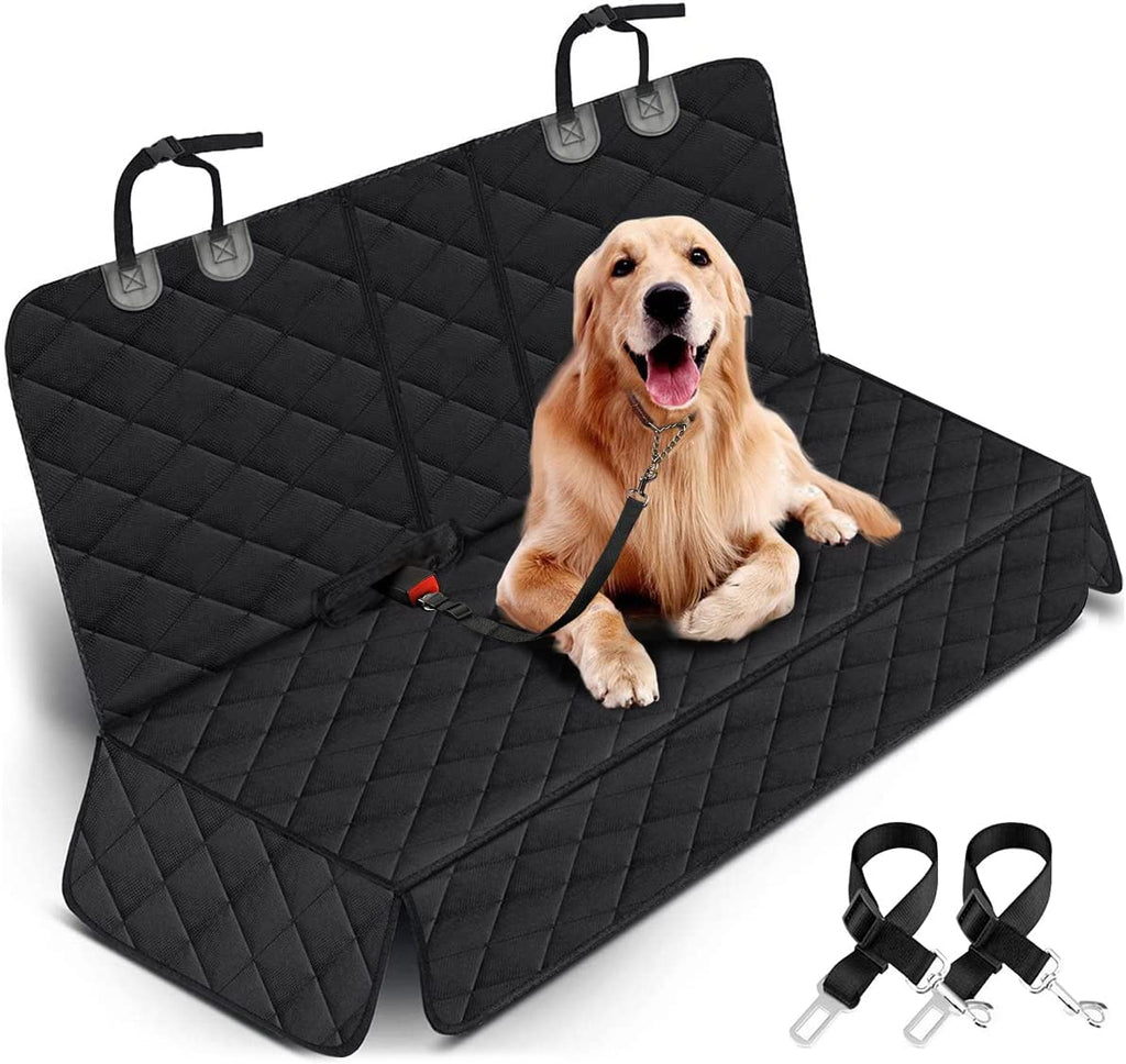 Waterproof Dog Car Seat Cover | Non-Slip Back Seat Protector for Cars, SUVs & Trucks – Black
