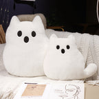 Halloween Plush Ghost Cat Pillow Doll