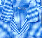 long pants cotton pjs in blue for men and women extra large size