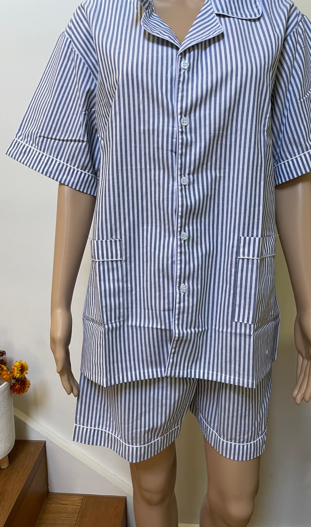 men and women shorts cotton pajamas for summer and warm nights