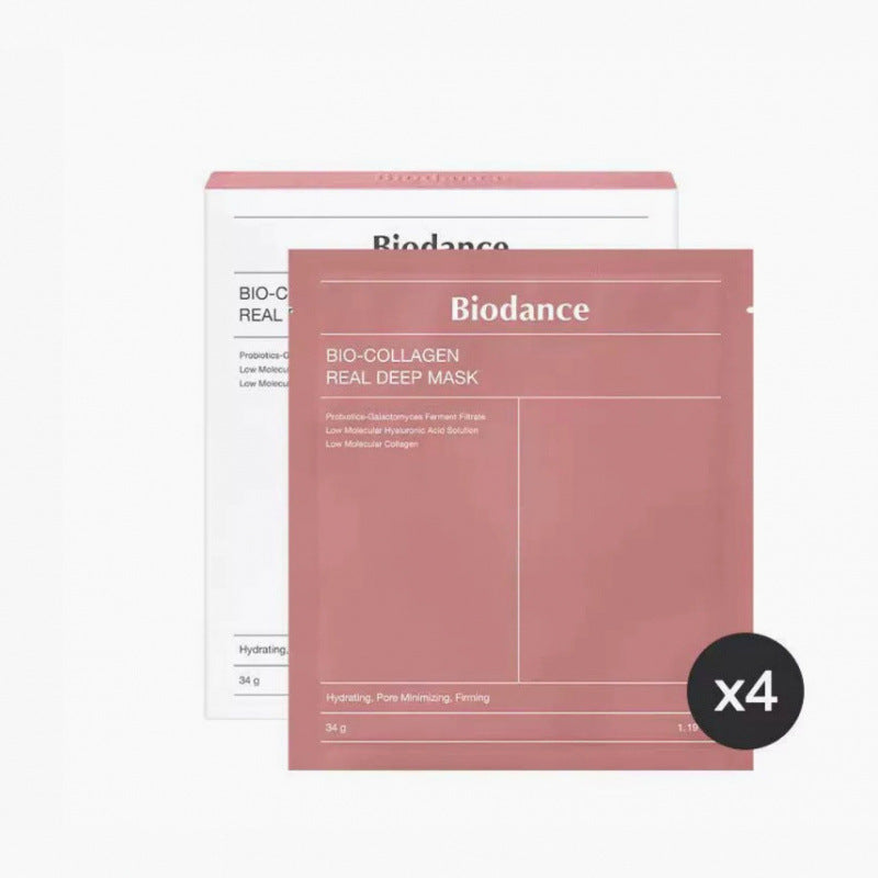 Biodance Bio-Collagen Real Deep Mask 4 Sheets in a box.
