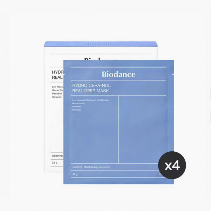 Biodance Hydro Cera-Nol Real Deep Mask 4 Sheets in box.