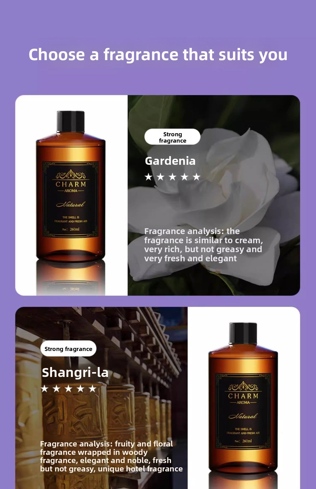 Home Aromatherapy Refill 260ml – Luxury Fragrance