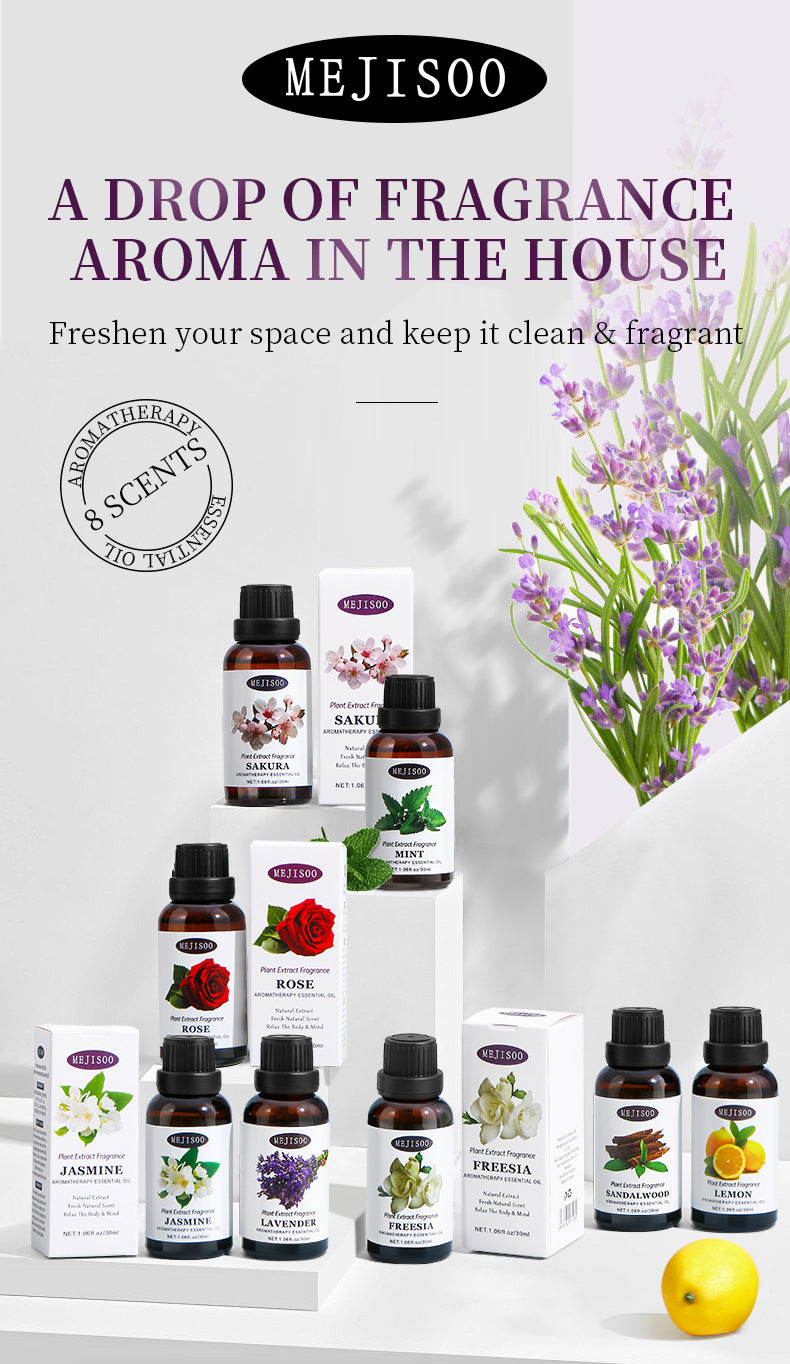 Mejisoo Aromatherapy Essential Oil 30ml – Water-Soluble Home Fragrance
