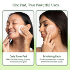 Jiyu facial Toning and cleansing pads 
