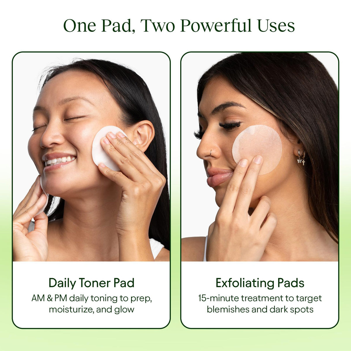 Jiyu facial Toning and cleansing pads 