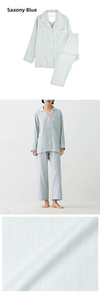 100% cotton pajama set for adults