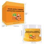 Turmeric Facial Cleansing & Exfoliating Pads – Gentle Daily Skincare
