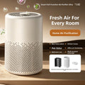 Compact H13 HEPA desktop air purifier with filter and fragrance tablet
