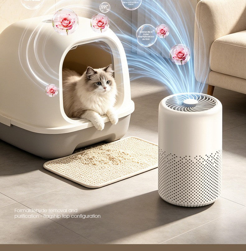 Compact HEPA Desktop Air Purifier – USB Powered