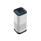 Portable car air purifier in white