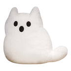 White cute ghost cat plush doll for Halloween