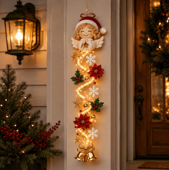 Glowing Christmas Door Hanger