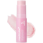 Pink balm with 'Medicube' branding on a white background