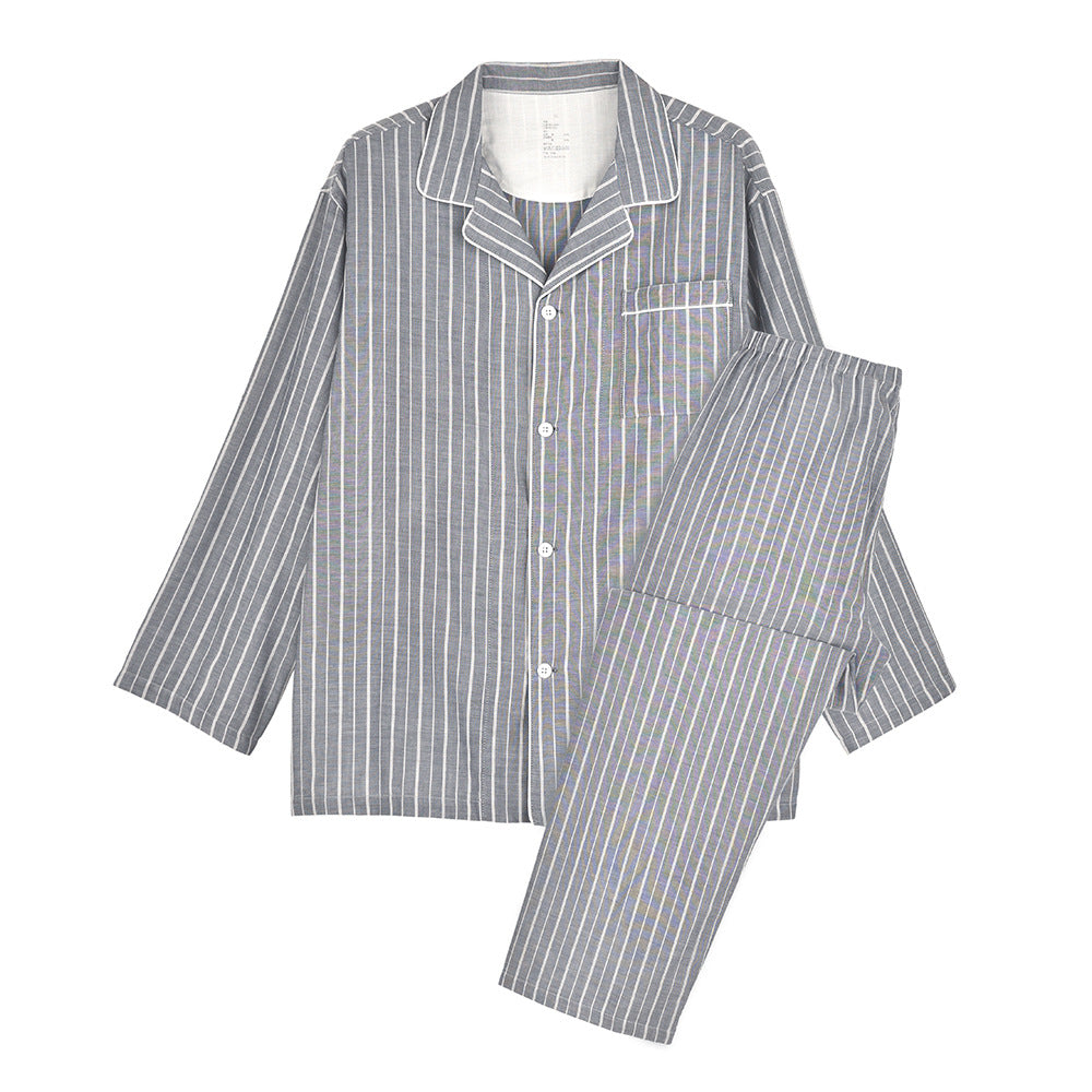 Japanese-Inspired 100% Cotton Gauze Pajama Set – Men & Women