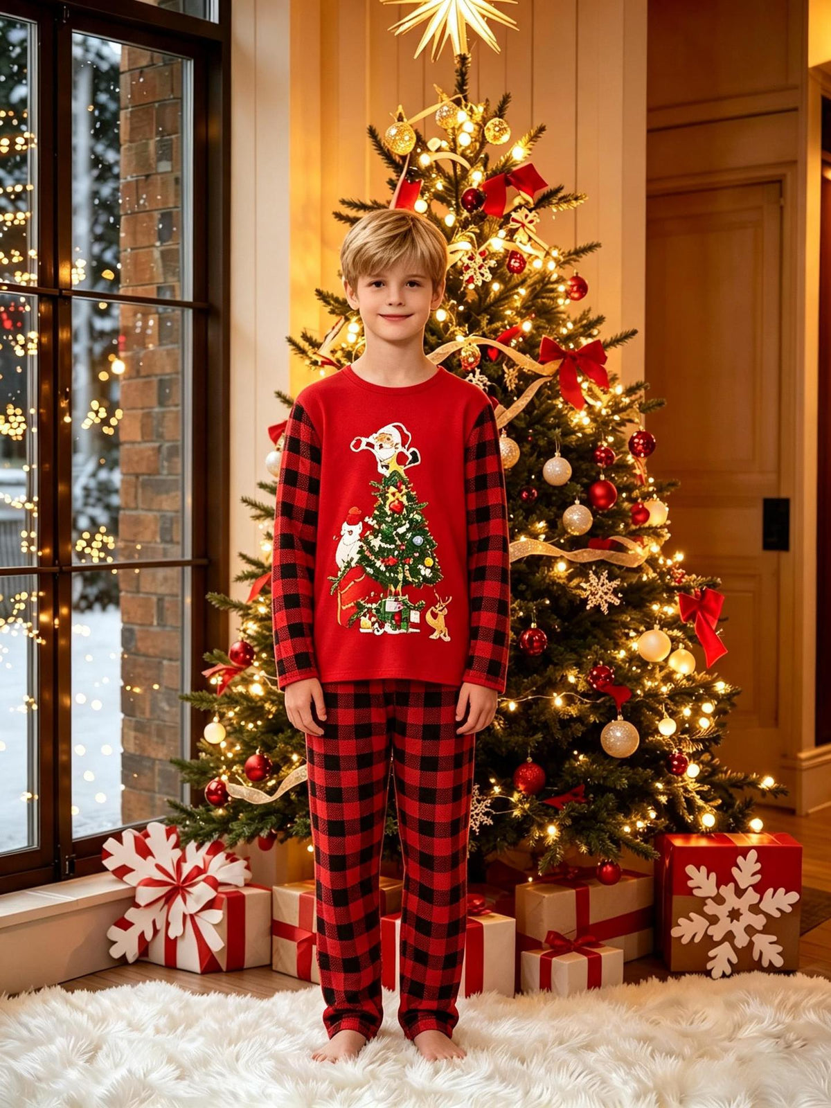 Matching Family Christmas Pajama Sets – Adults & Kids