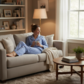 Folded and best classic looking pajamas companion for travels