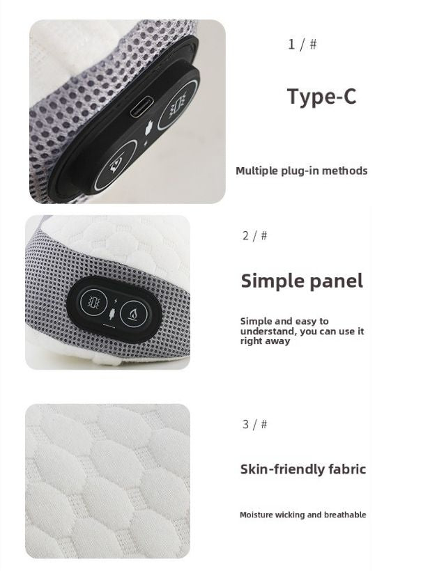 Oreiller de massage électrique pour la nuque et les épaules avec thérapie par la chaleur